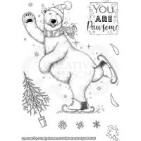 Pink Ink Designs Beary Christmas A5 Clear Stamp (PI119)